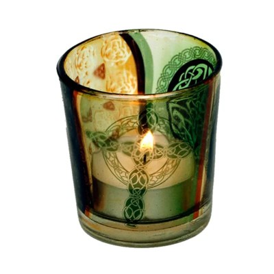 Celtic Knot tea light holder 1